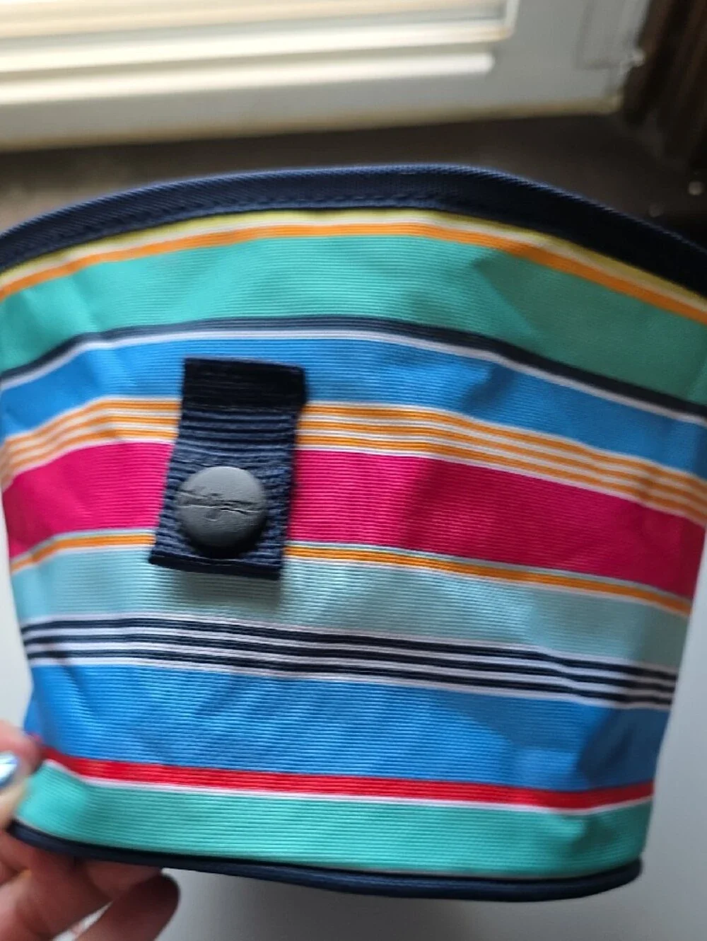 Thirty-one Multicolor Striped Bin